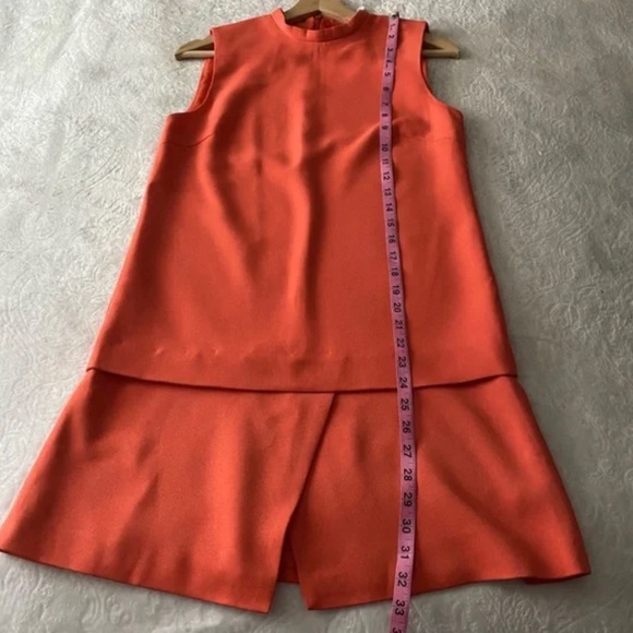 NWT Finders Keepers Orange Structured Mini Dress - Picture 4 of 10